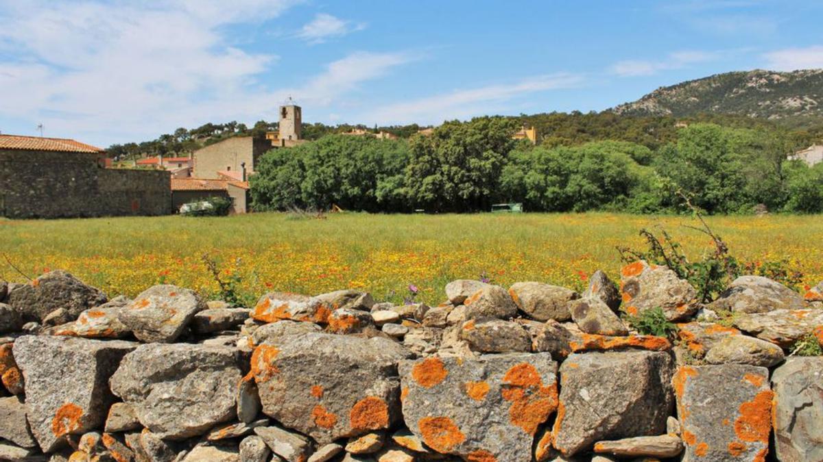 Cantallops té gran riquesa artística, però també paisatgística