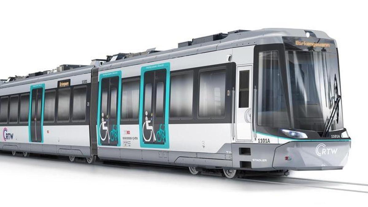 Un modelo de Citylink de Stadler.