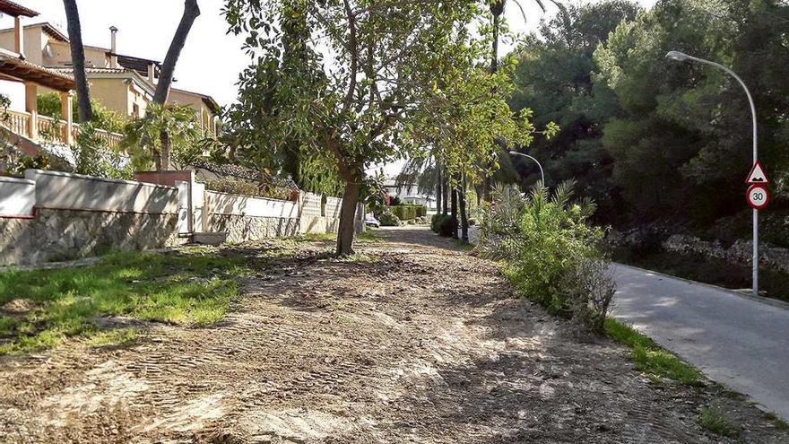 Las obras se han llevado a cabo en la avenida de Las Palmeras.