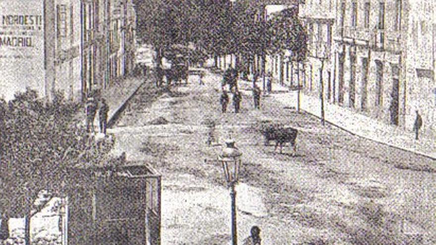 Una mirada al pasado de Compostela: ¿Reconoces esta calle?