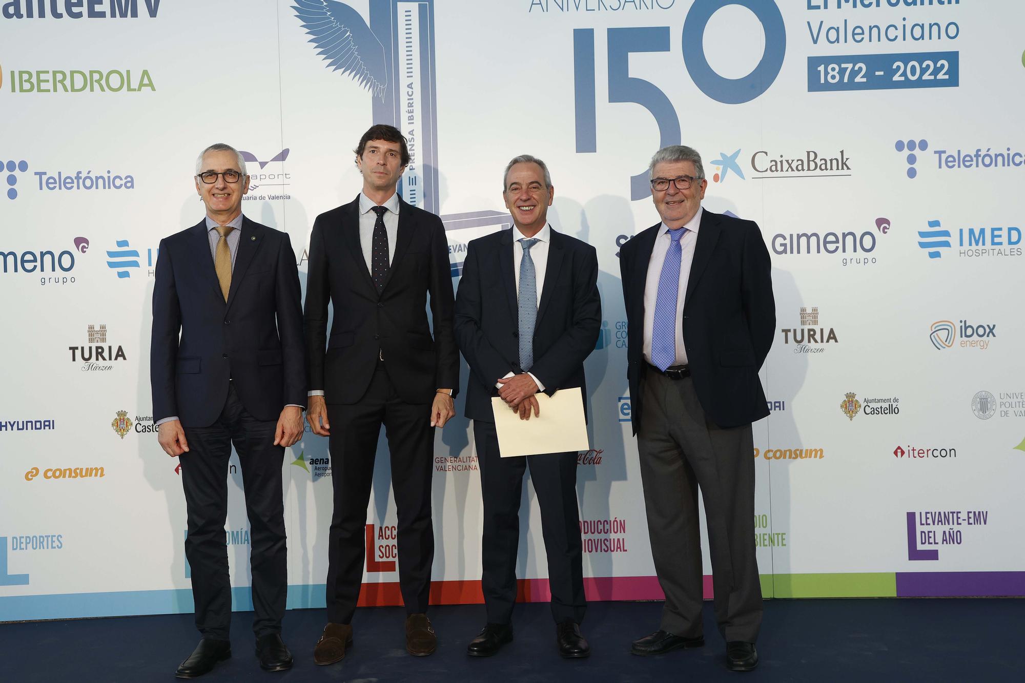 Todas las fotos de la gala de entrega de los premios Levante-EMV - 150 Aniversario