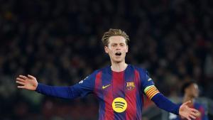 Frenkie de Jong, en un partido de Champions League