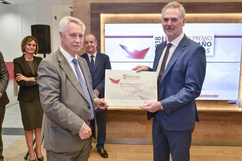 23/10/2018 LAS PALMAS DE GRAN CANARIA. Premio Pyme del año del banco Santander y La Provincia. FOTO: J. PÉREZ CURBELO  | 23/10/2018 | Fotógrafo: José Pérez Curbelo