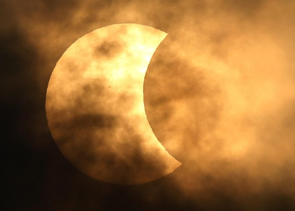 Las mejores imágenes del eclipse de Sol