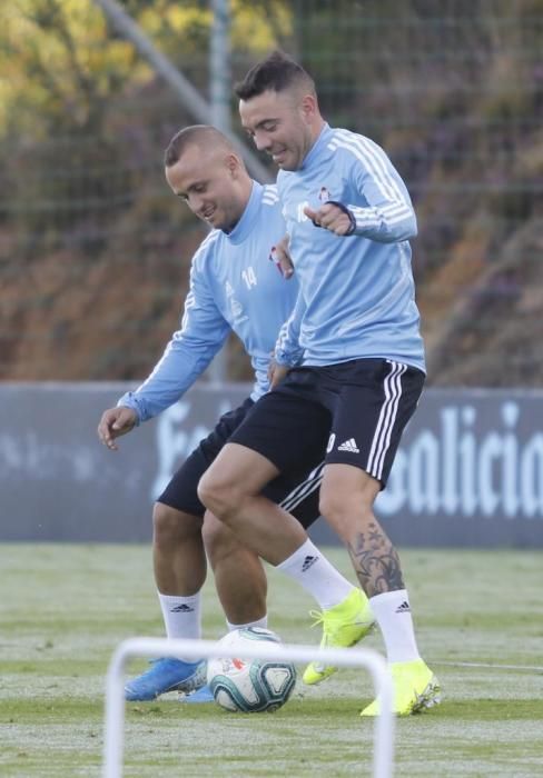 El Celta se ejercita en A Madroa para continuar la pretemporada