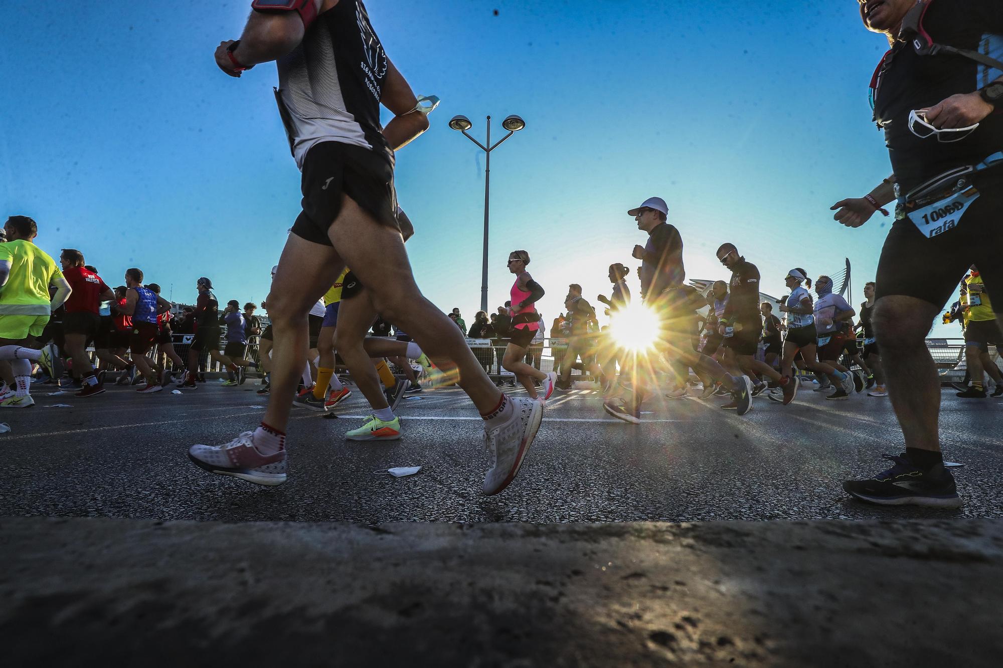 Salida del Maratón Valencia 2021