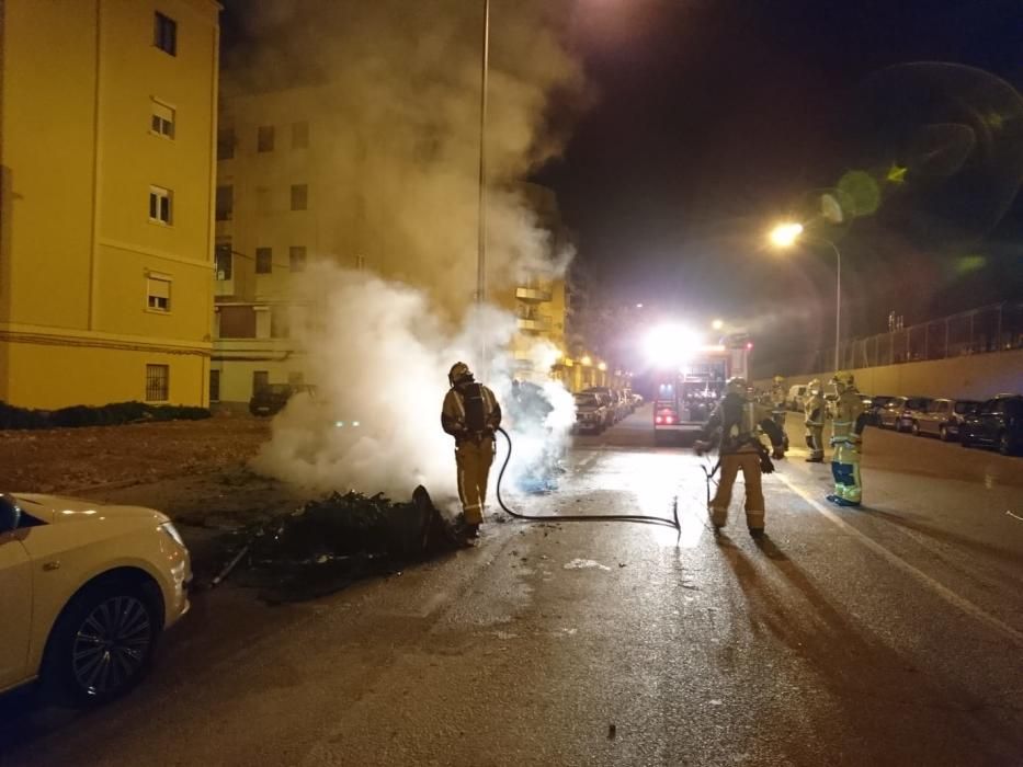 Un testigo ve por primera vez al pirómano en acción en Palma