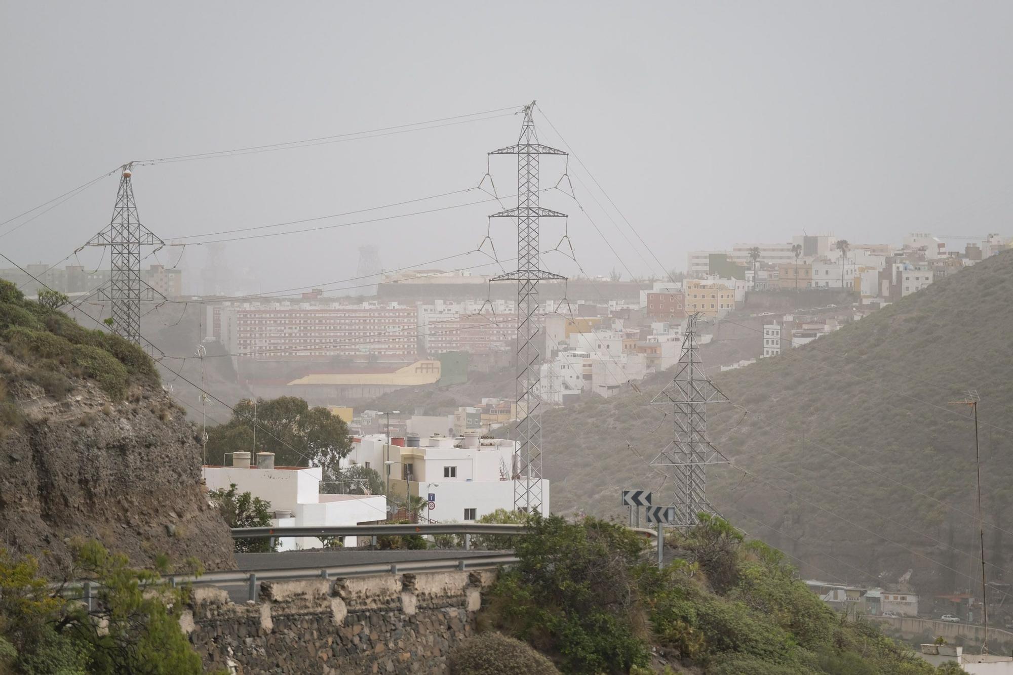 Calima en Las Palmas de Gran Canaria (17/03/2022)