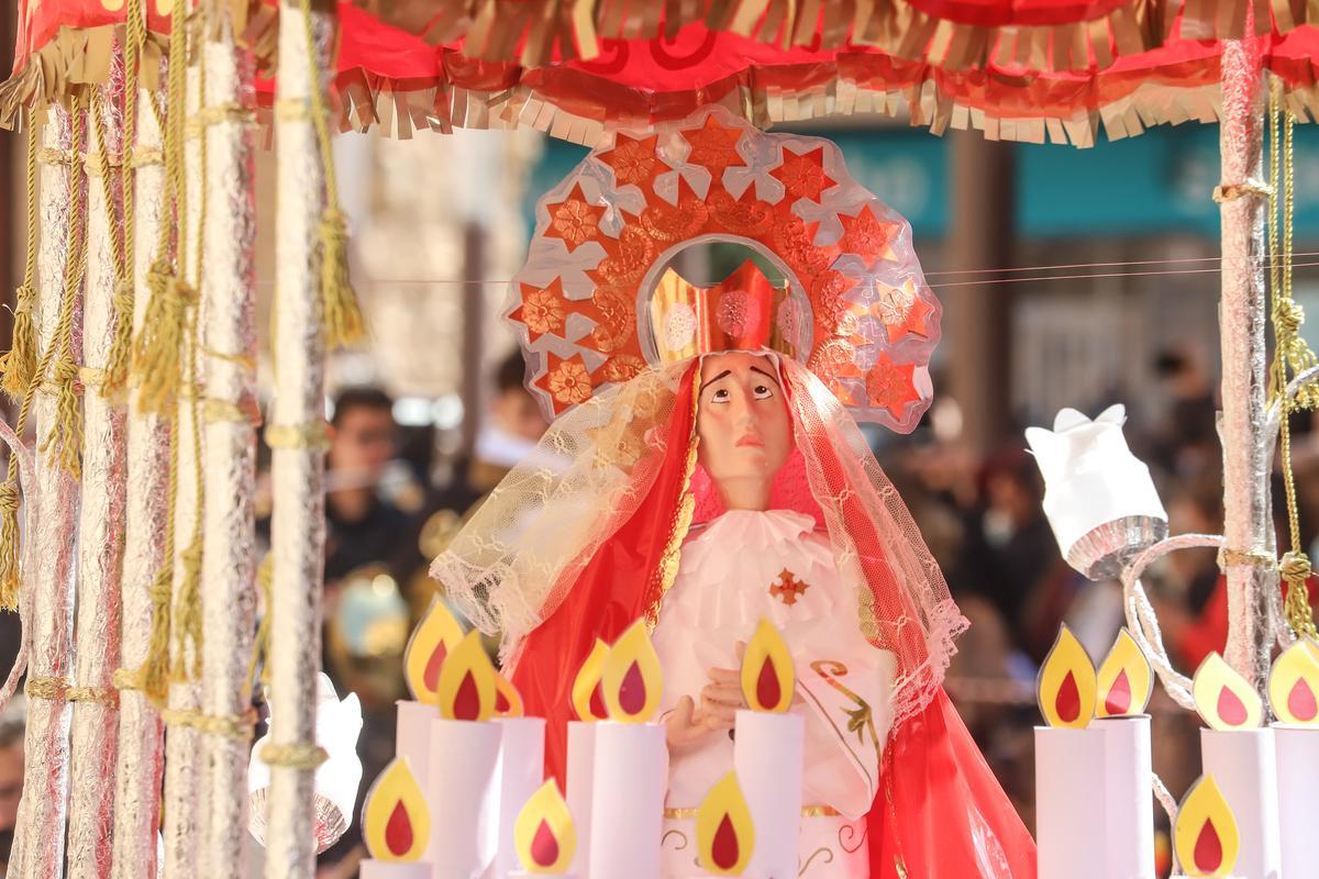 Procesión de los alumnos del colegio Diocesano de Santo Domingo de Orihuela