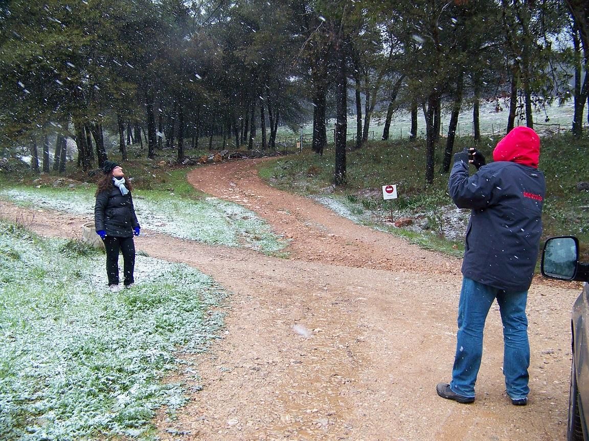 Nieve en la provincia de Córdoba