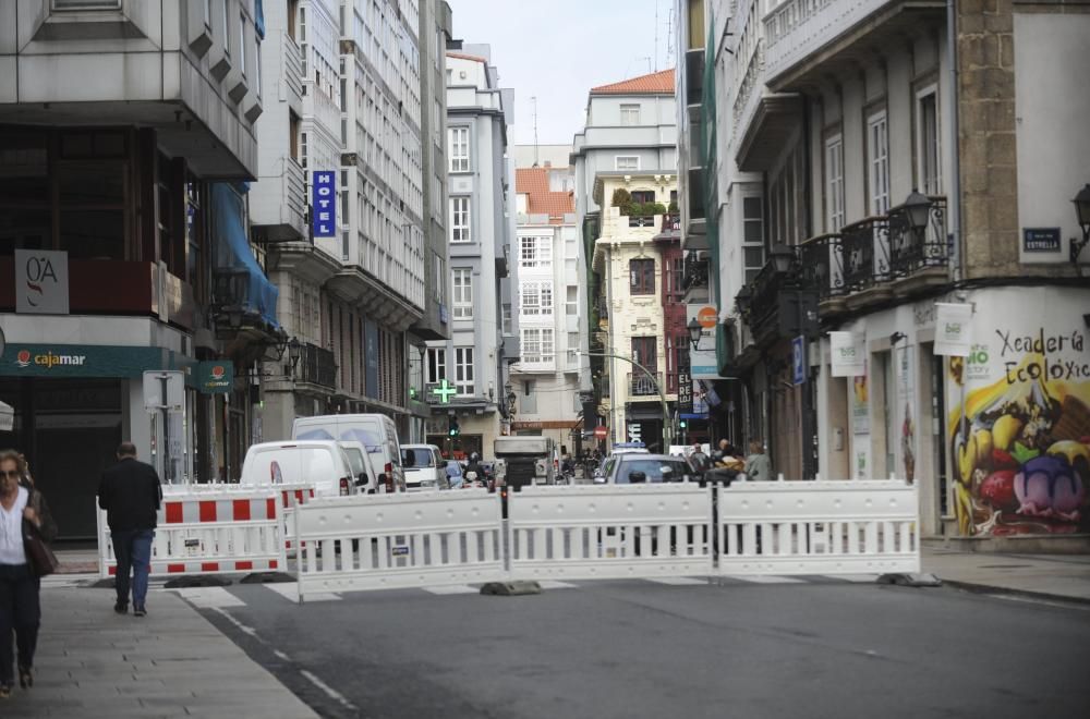 Los trabajos de saneamiento afectarán a la circulación en ambas calles durante un mes.