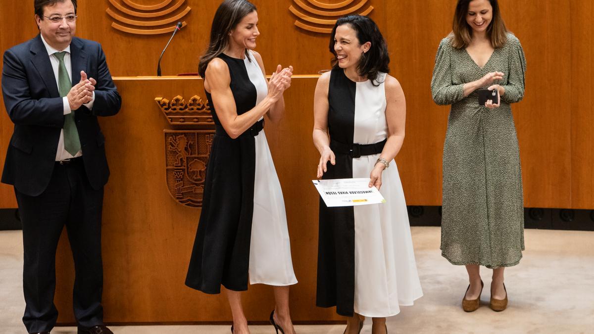 El momento &#039;tierra trágame&#039; de la reina Letizia en su último acto