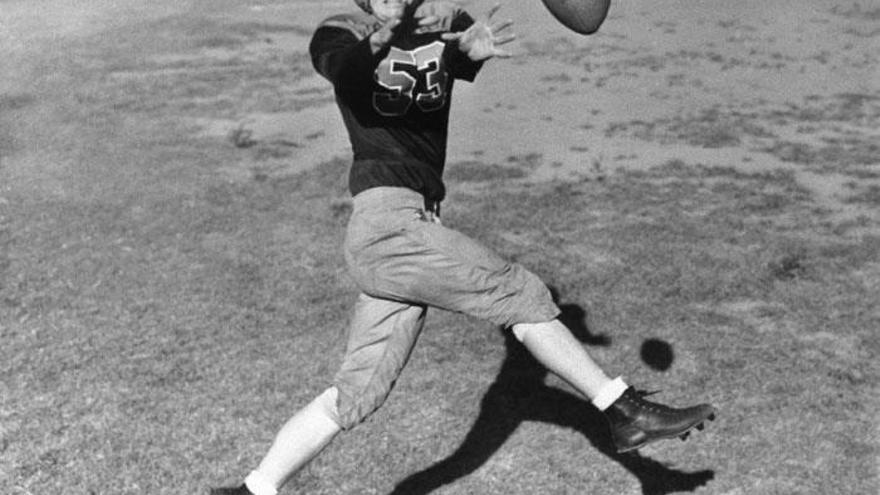 Jack Lumus, durante una sesión de entrenamiento.