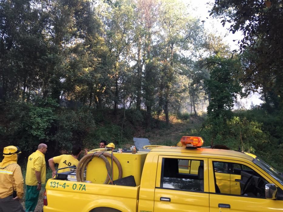 Incendi a Santa Coloma de Farners