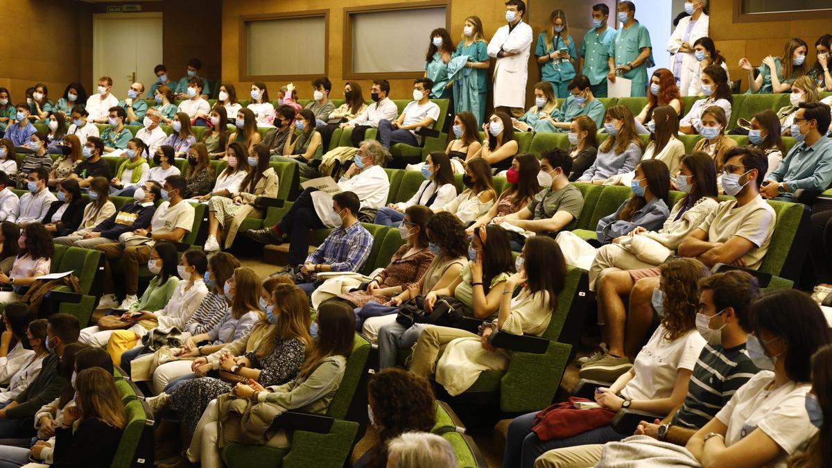 Acogida de residentes en el hospital Miguel Servet de Zaragoza.