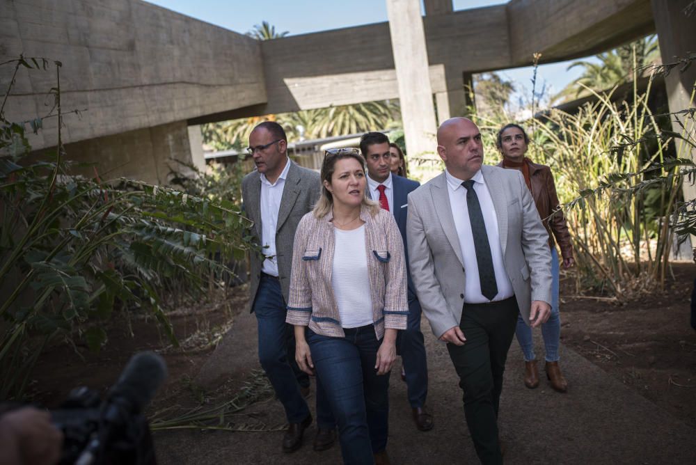 Visita a la ampliación del Jardín Botánico de Puerto de la Cruz.Marco González .Alicia Van Oostende.Fernando Miñarro  | 04/03/2020 | Fotógrafo: Carsten W. Lauritsen