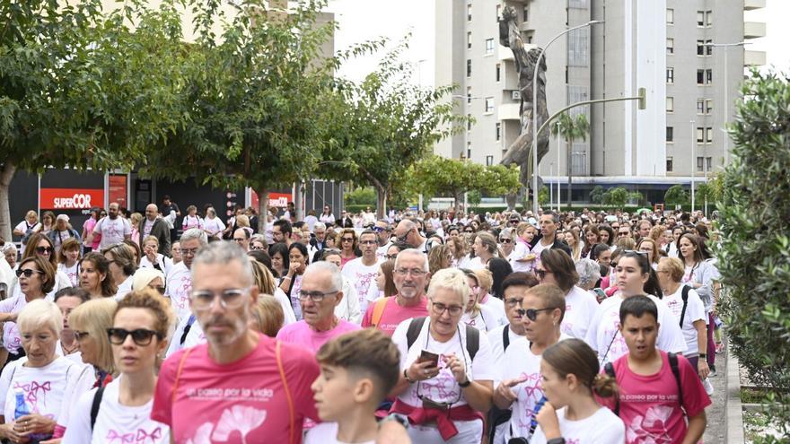 Cientos de personas volverán a tomar las calles de Castelló para participar en ‘Un paseo por la vida’, tal y como hicieron el año pasado