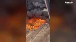 Requena suspende las quemas agrícolas y mantiene el uso de mascarilla por el incendio