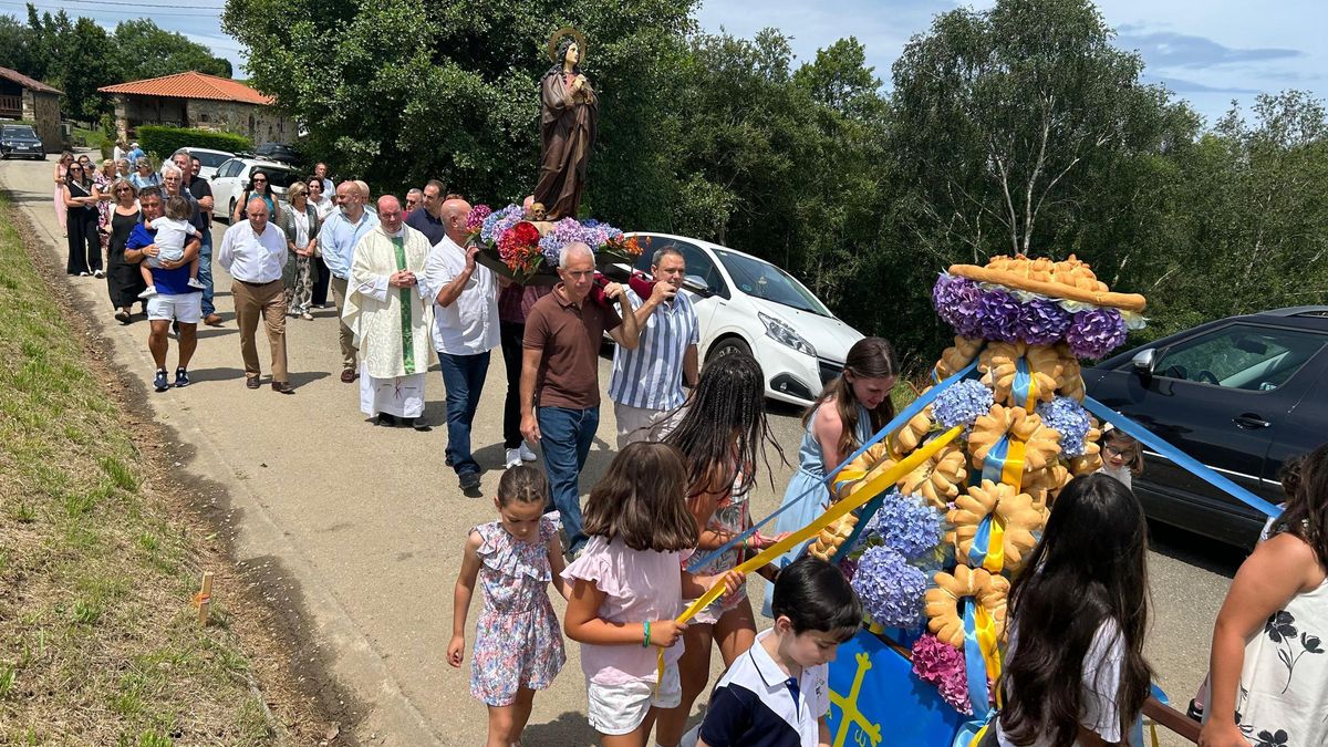 Fiesta de Santa Marina en Tezangos (Ribadesella)