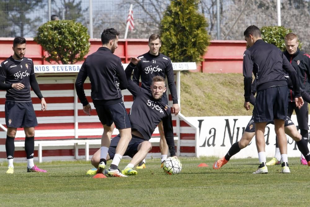 Entrenamiento del Sporting