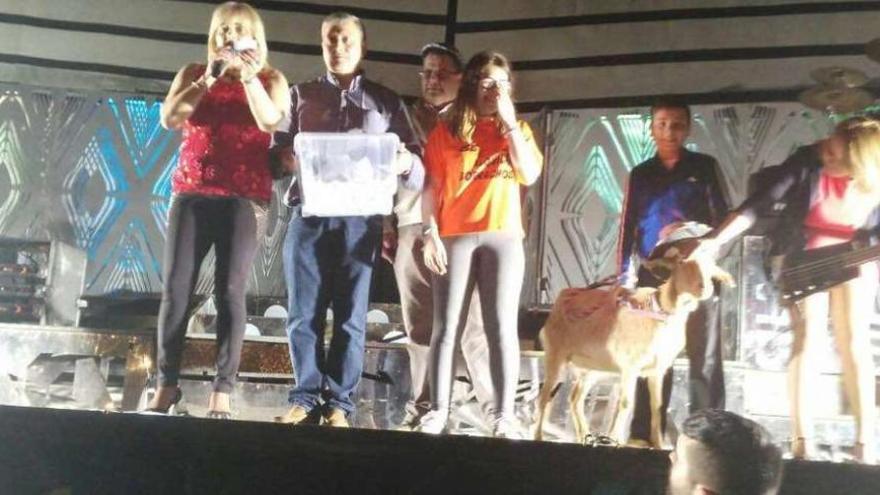 Sortean una cabra en la Pascuilla de Lamas de Noceda