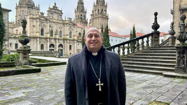 Monseñor Francisco
Prieto, ayer, en Santiago.
| // ANTONIO HERNÁNDEZ