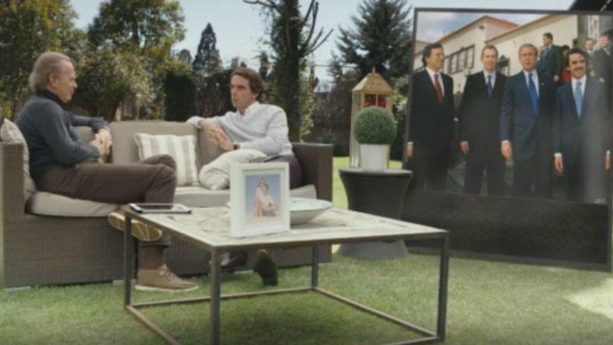 Aznar y Bertín Osborne en &#039;Mi casa es la tuya