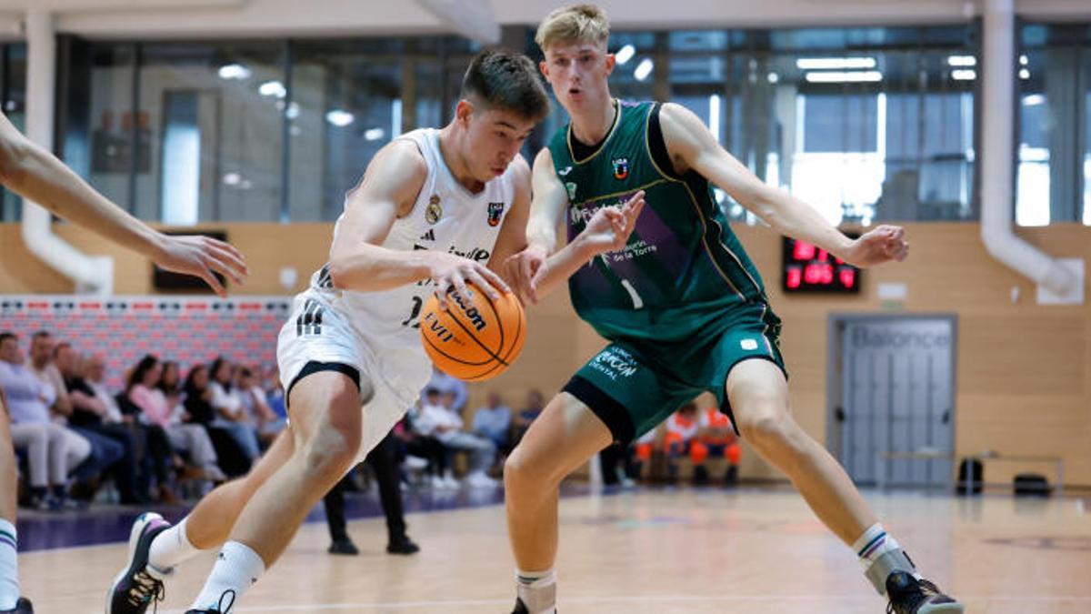 Derrrota del Unicaja ante el Real Madrid en la Liga U.