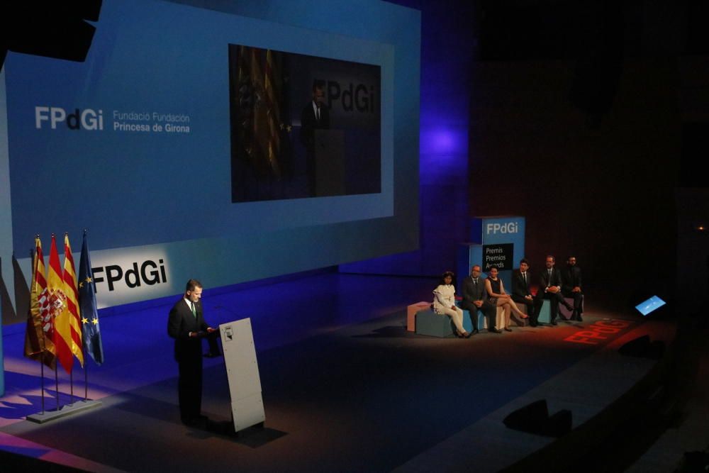 El Rei d'Espanya participa en els actes dels Premis Princesa de Girona