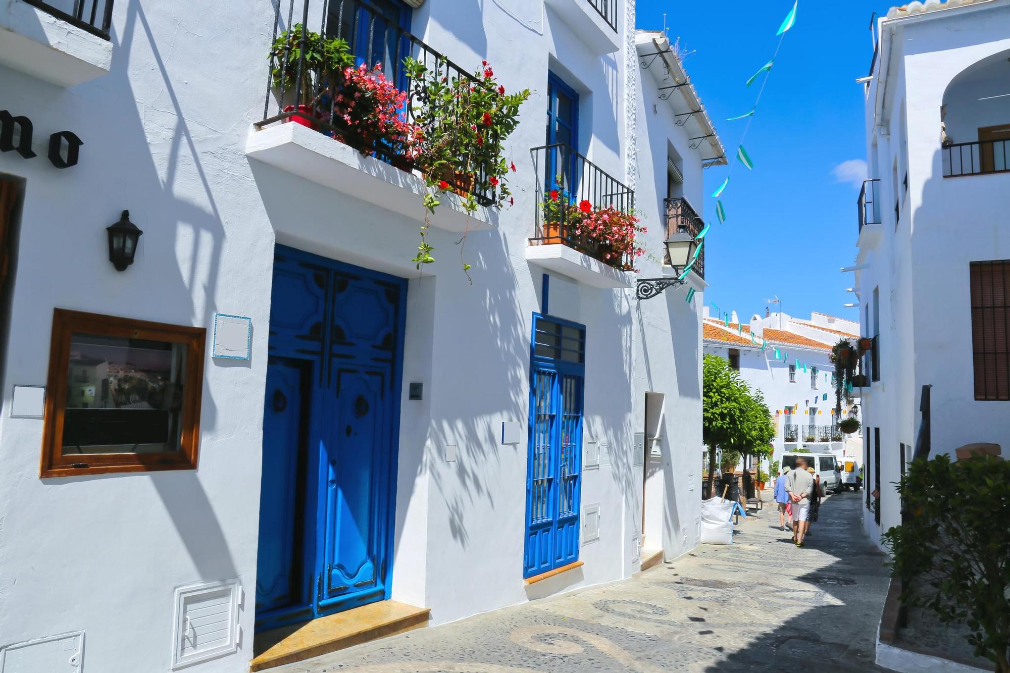 La combinación de color ‘blanquiazul’ hace algo único este pueblo en Málaga