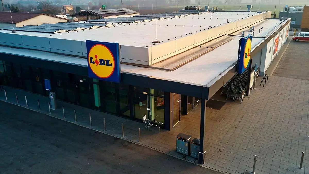 Exterior de un supermercado de Lidl en España
