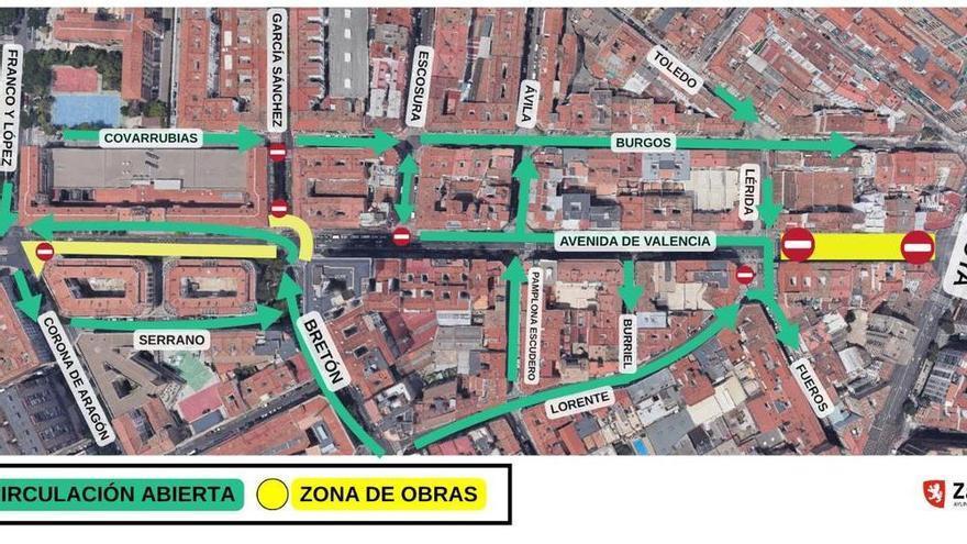 Cambios importantes en el tráfico: las obras en la avenida Valencia obligan a desviar estas líneas de autobús