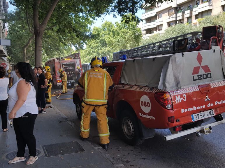 Incendio en el Urban Café de Palma