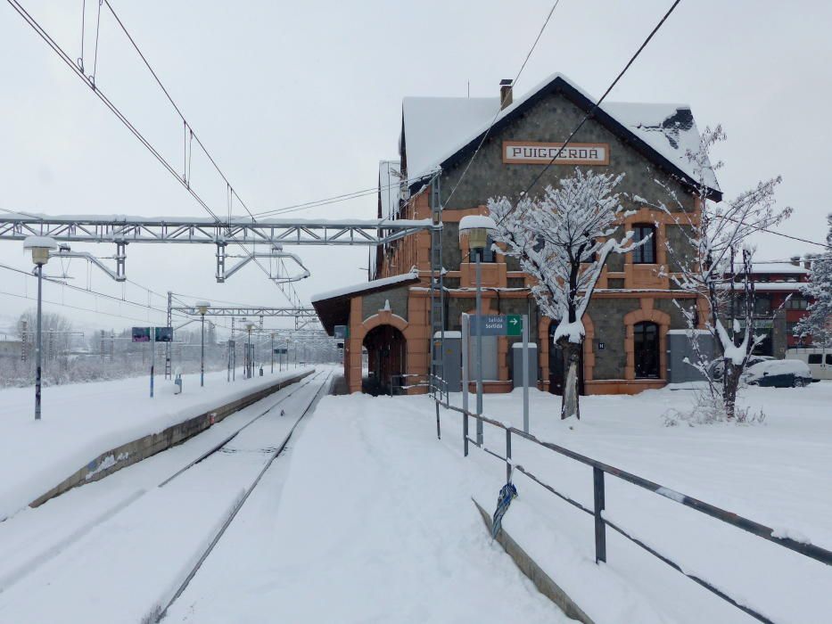 Neu a Puigcerdà.