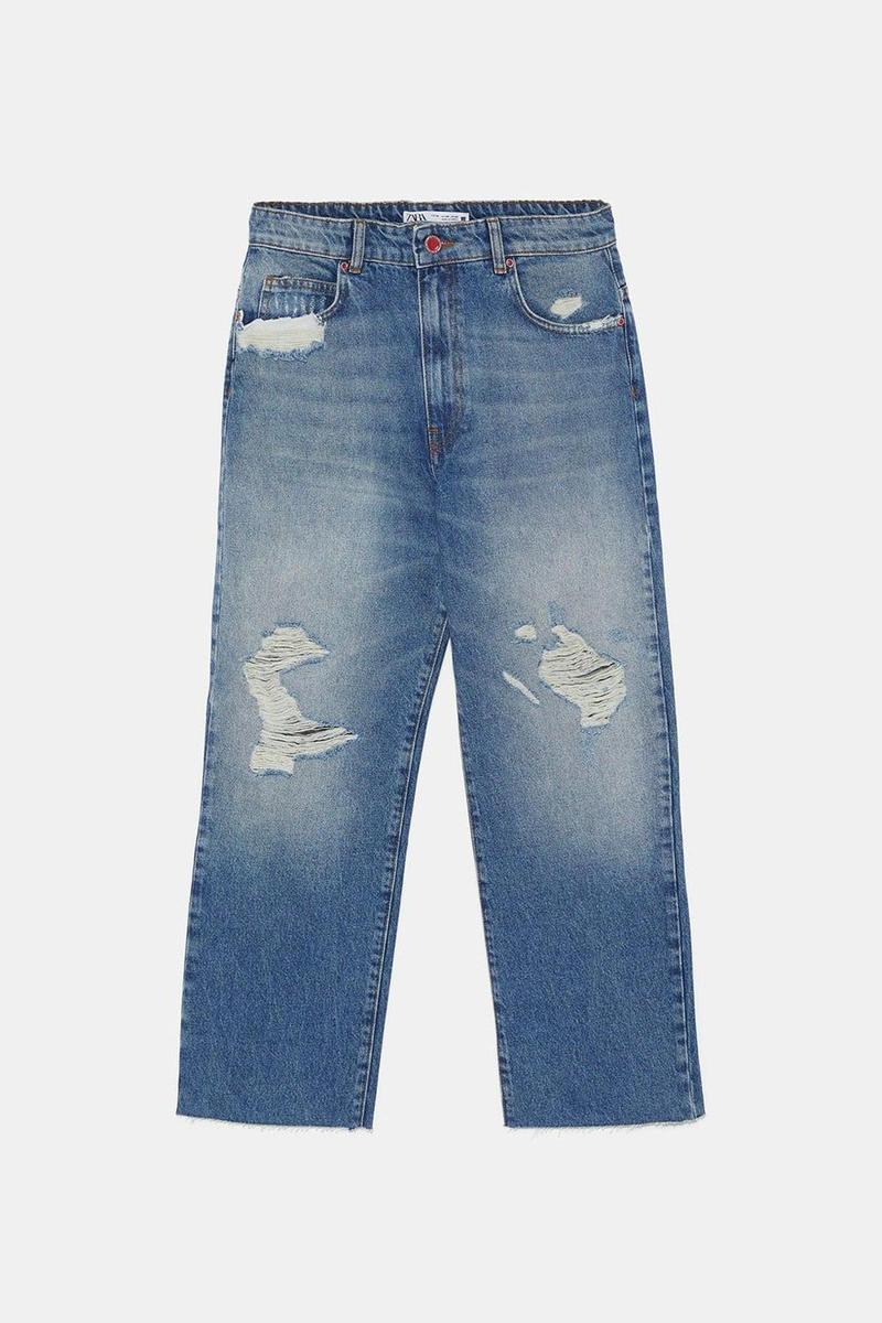 Jeans rotos de Zara (precio: 17,99 euros)