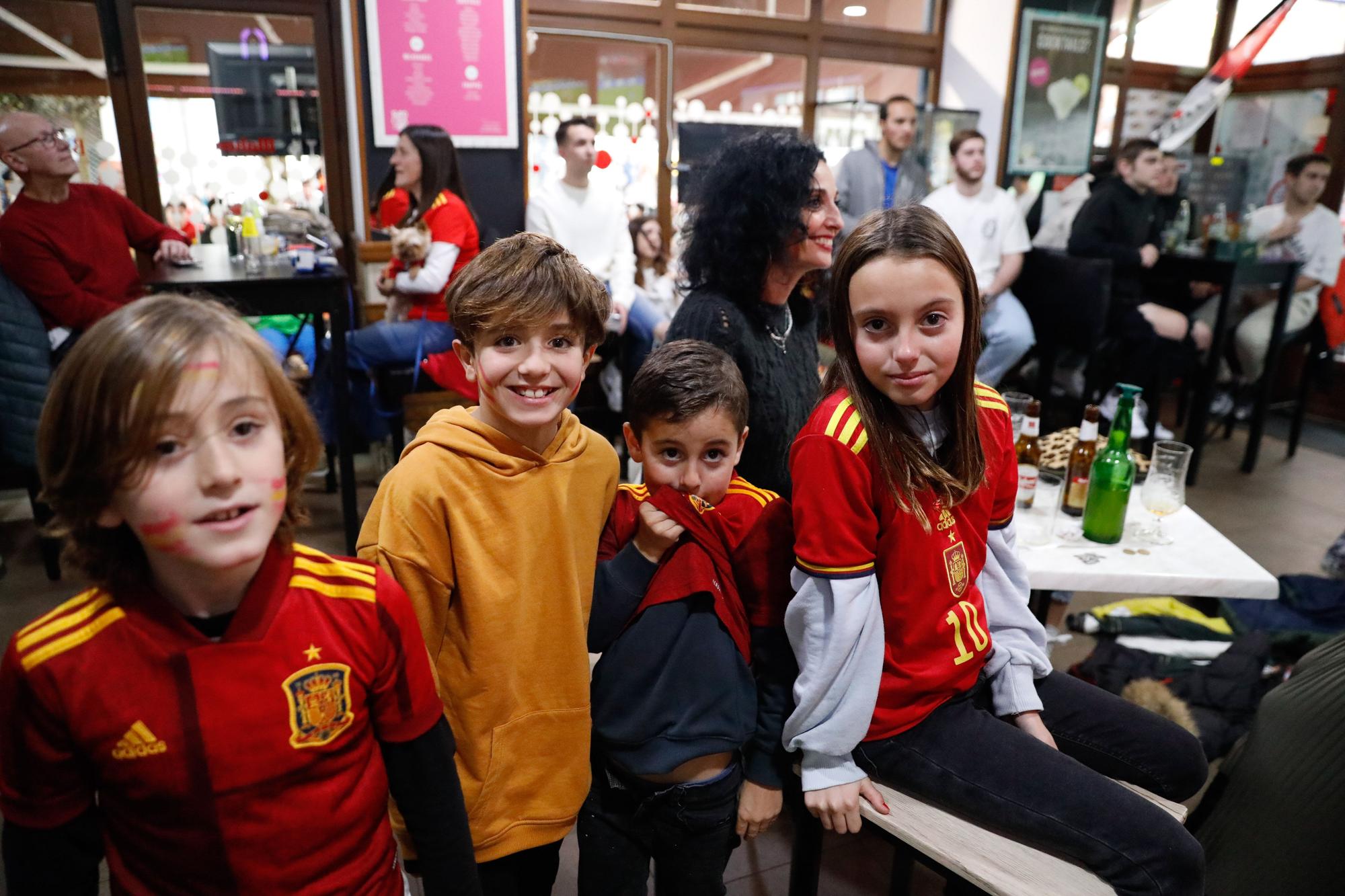 Así se vivió en Avilés la eliminación de España