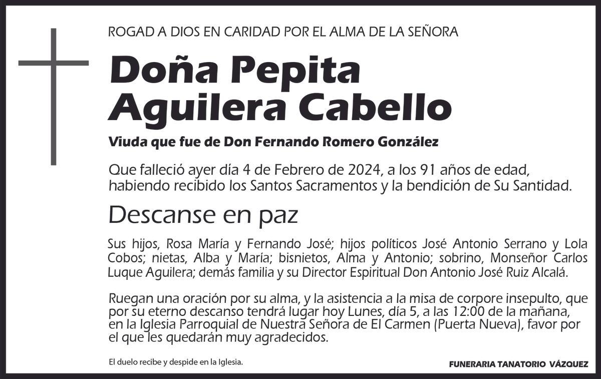 Pepita Aguilera Cabello