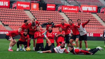 El Girona, listo para un nuevo reto ante el Valencia