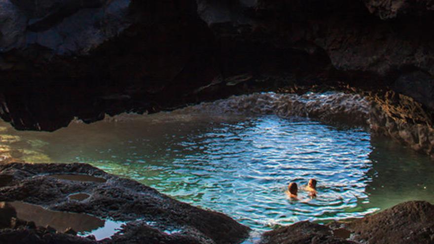 El Charco Azul, en la isla de El Hierro