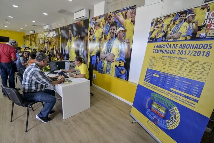 lAS PALMAS DE GRAN CANARIA A 12/06/2017. Inicio de la Campaña 2017-18 de Abonados de la UD Las Palmas. FOTO: J.PÉREZ CURBELO