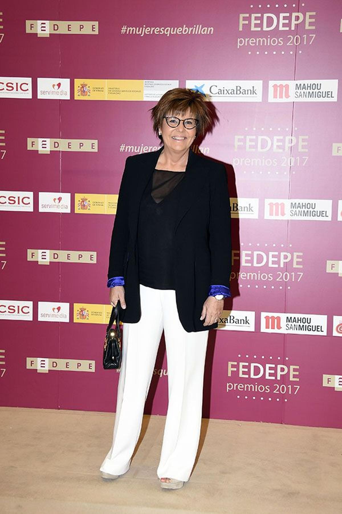 María Escario en los premios FEDEPE
