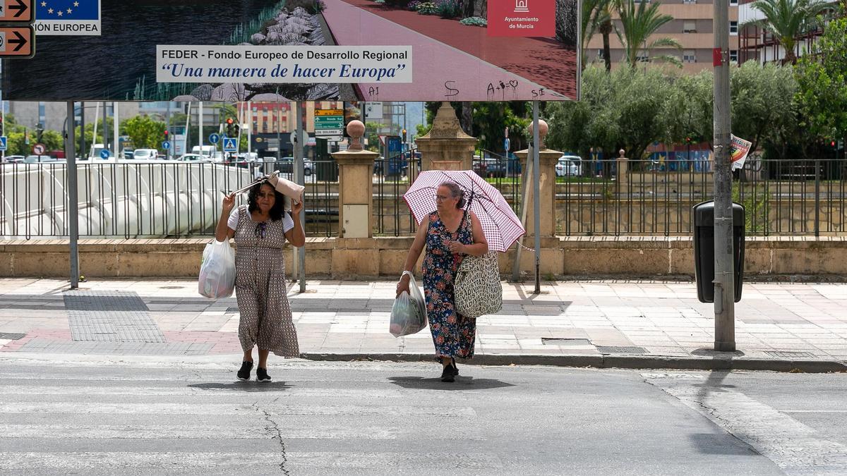 Combatiendo el calor en Murcia