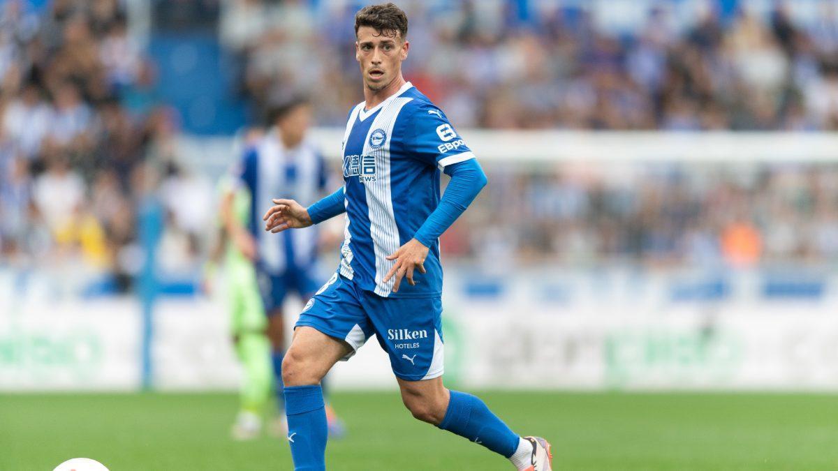 Antonio Blanco durante un partido de LaLiga EA Sports 2025-2026