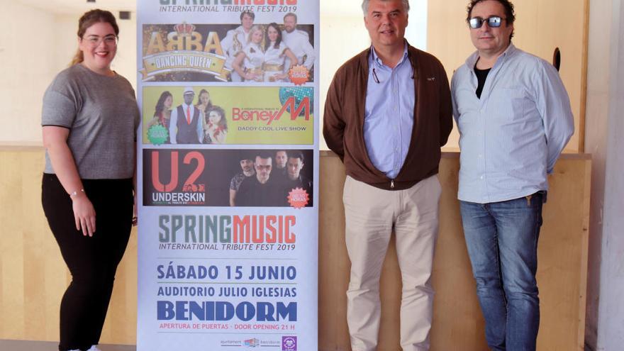 Bandas tributo a ABBA, U2 y Boney M actuarán el 15 de junio en Benidorm