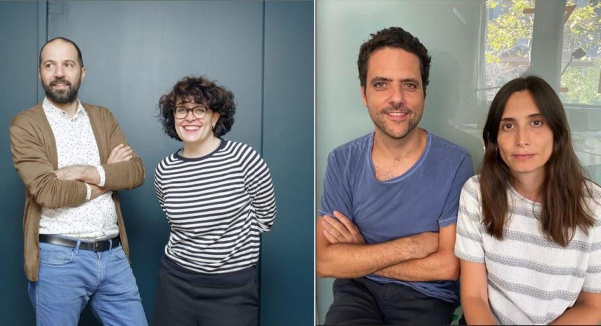 Tomeu Ramis y Aixa del Rey, de Flexo; y Arnau Sastre y Cecilia Rodríguez, de Addenda