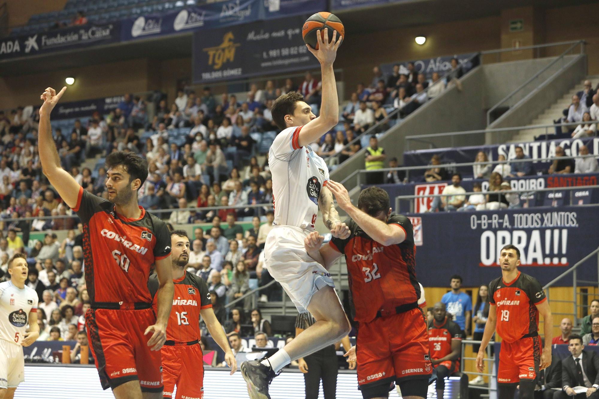 Monbus Obradoiro - Covirán Granada: las imágenes del partido