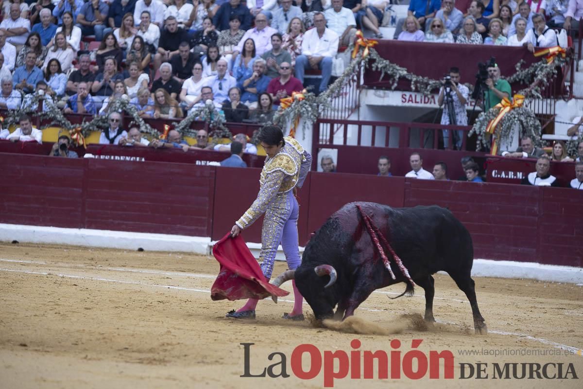 Cuarta corrida en la Feria Taurina de Murcia (Castella, Manzanares y Ureña)