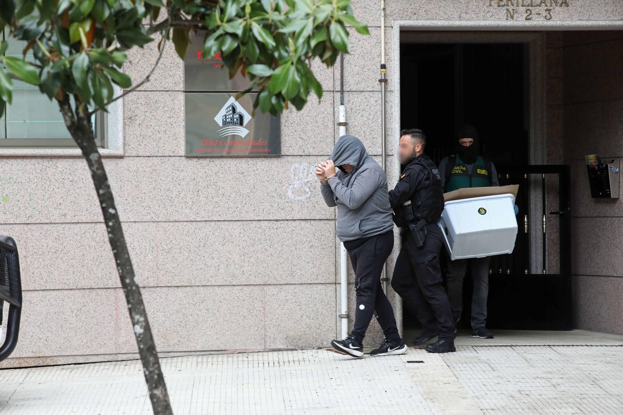 Nuevo golpe a la droga en Vilagarcía, Tui y Ponteareas