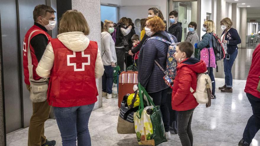 Refugiados ucranianos en Mallorca: salas comunes, habitaciones con tv yvistas al mar y lavadoras para la colada