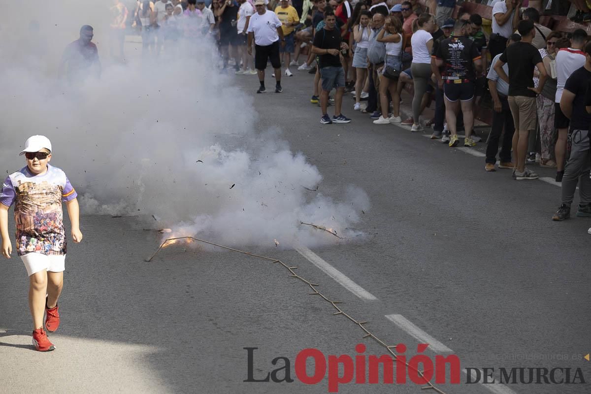 El segundo encierro de las Fiestas de Moratalla se salda con un herido
